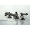 Kingston Brass NS4460AL 8" Widespread Bathroom Faucet, Black Stainless Steel NS4460AL - alternate 3